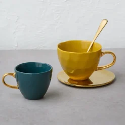 Good Morning Coffee kop mini 17,5 cl, Blue green