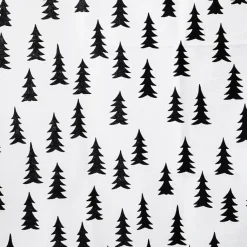 Gran tafelzeil, zwart-wit