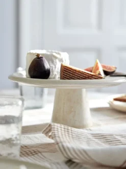 Granada taartplateau, Cream, Ø26x11 cm