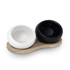 Grand Cru peper- en zoutvaten, zwart-wit