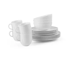 Grand Cru Soft serveerset wit 16-delig, Wit