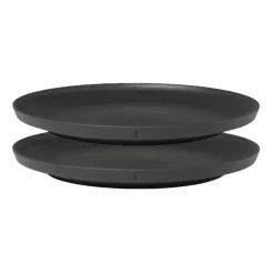 Grand Cru Take melamine bord Ø26 cm 2-pack, Grijs