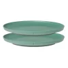 Grand Cru Take melamine bord Ø26 cm 2-pack, Mistgroen