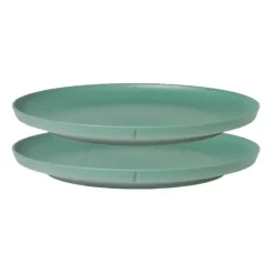 Grand Cru Take melamine bord Ø26 cm 2-pack, Mistgroen
