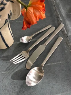 Grand Prix bestekset 16-delig, Matte steel