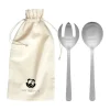 Grand Prix saladebestek 18,5 cm 2-delig, Matte steel