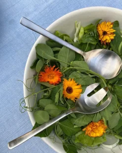 Grand Prix saladebestek 23,5 cm 2-delig, Matte steel