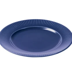 Groovy bord Ø 27 cm, Blauw