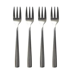 Groovy taartvork 4-pack, Roestvrij staal