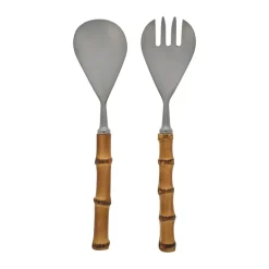 Grove saladebestek, 2-delig