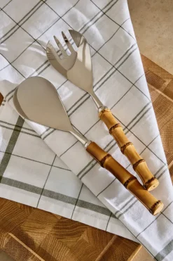 Grove saladebestek, 2-delig