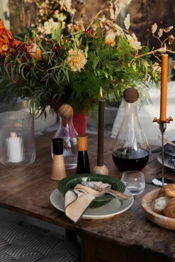 Gurken zout- en pepermolen klein 2 delen, Zwart-bruin