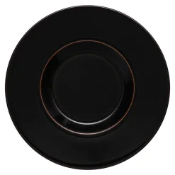 Halo Brew schotel voor bij theekop, Zwart