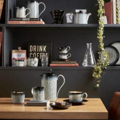 Halo Brew schotel voor bij theekop, Zwart