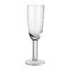 Hammered champagneglas 20 cl, Helder