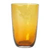 Hammered drinkglas 50 cl, Amber