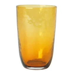 Hammered drinkglas 50 cl, Amber