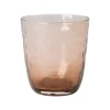 Hammered drinkglas 33,5 cl, Bruin