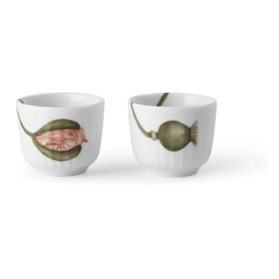 Hammershøi Poppy eierdop 2-pack, Wit-decor