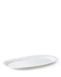 Hammershøi serveerschaal ovaal 40x22,5 cm, Wit