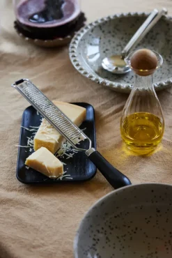 Hanna lange schaal 34x15 cm, Zwart