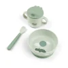 Happy Clouds foodie first meal serviesset 3-delig, Green