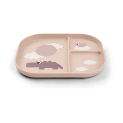 Happy Clouds foodie kinderbord 18x22 cm, Powder