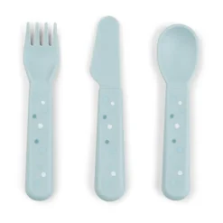 Happy Dots foodie bestekset 3-delig, Blue