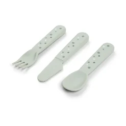 Happy Dots foodie bestekset 3-delig, Green