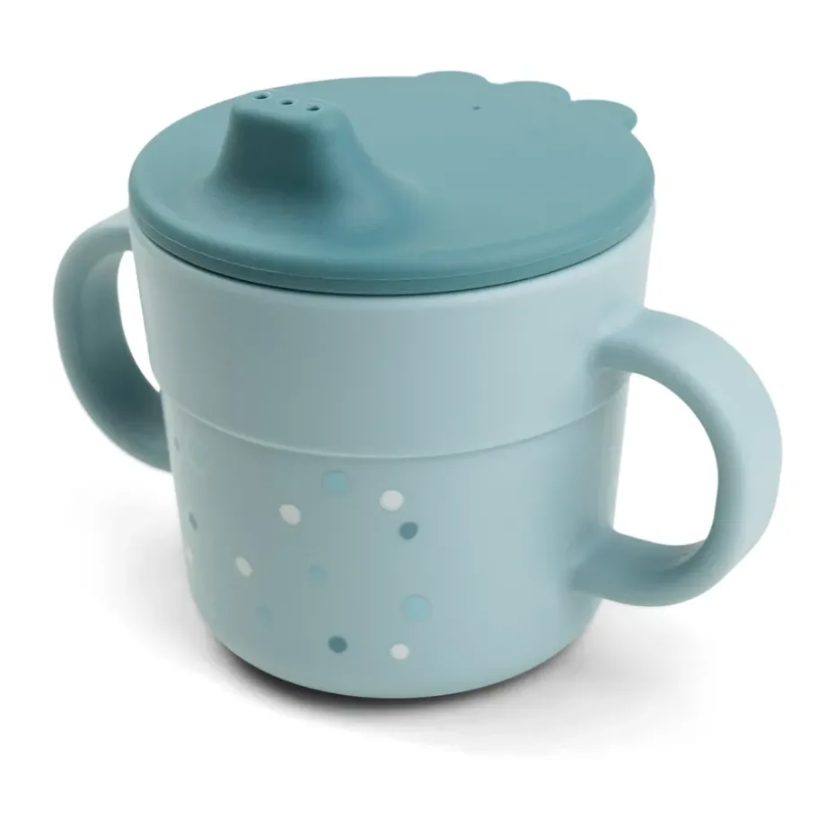 Happy Dots foodie tuitbeker 21,5 cl, Blue