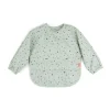 Happy Dots slabbetje met mouw, Groen
