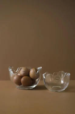 Happy Easter kom eierschaal large, Clear