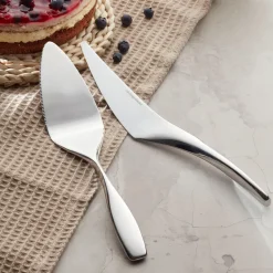 Hardanger taartset, roestvrijstaal