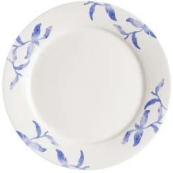 Havspil bord 28 cm 4-pak, blauw-wit