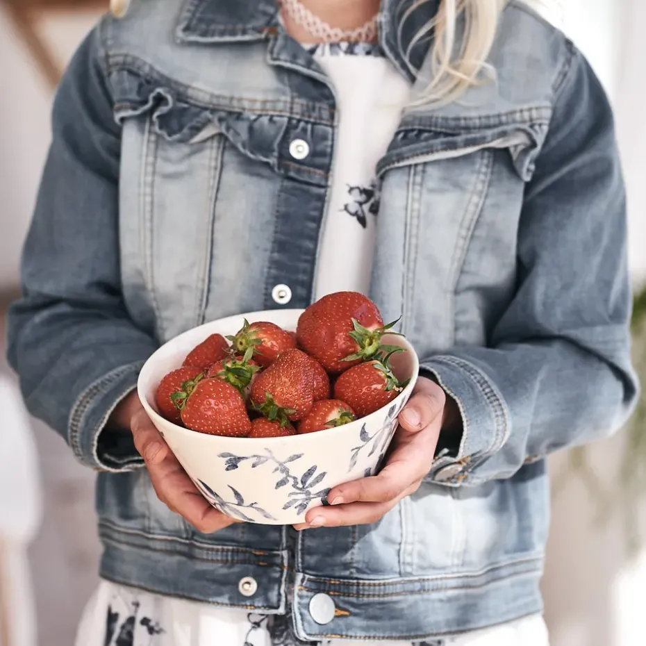 Havspil kom 60 cl 4-pak, blauw-wit