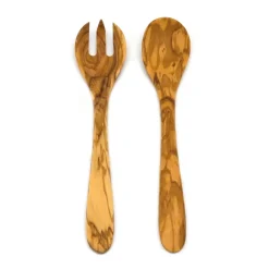 Heirol saladebestek olijfhout 2-delig, 30 cm