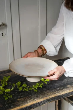 Heirol x Nosse Edge taartplateau Ø32 cm, Wit