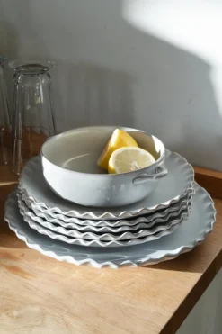 Heirol x Nosse Twist bord Ø23 cm, Steen