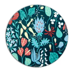 Herbarium blauwe pannenonderzetter, Ø 21 cm