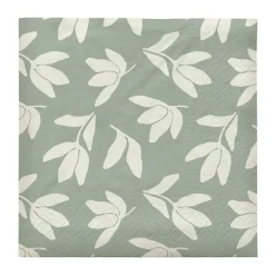 Herbert papieren servetten 33x33 cm 20-pack, Desert sage-off white