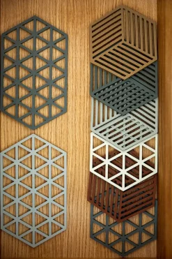 Hexagon pannenonderzetter, Terracotta