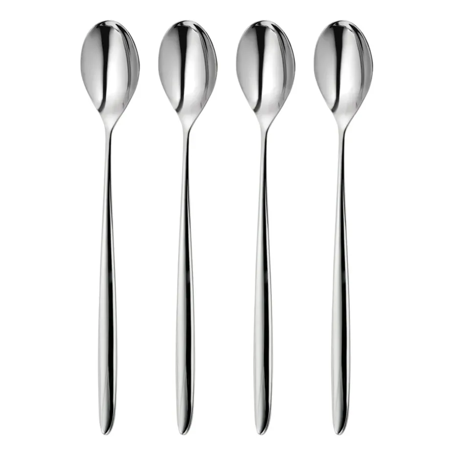 Hidcote Bright lattelepel 4-pack, Roestvrij staal