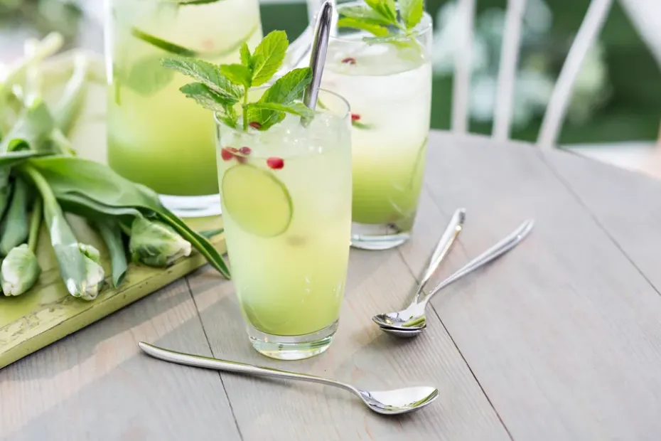 Hidcote Bright lattelepel 4-pack, Roestvrij staal