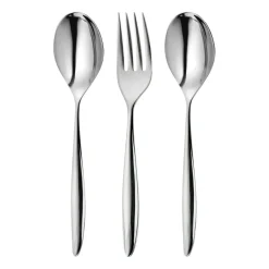 Hidcote Bright serveerbestek 3-delig, Roestvrij staal