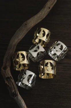 Hilke X Moomin servetringen Moominmamma 2-pack, Messing