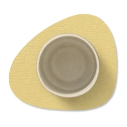 Hippo onderzetter (glazen) curve, Goud