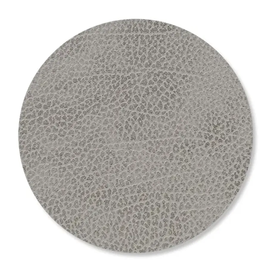 Hippo onderzetter (glazen) circle, antraciet