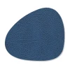 Hippo onderzetter (glazen) curve, marineblauw