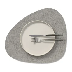 Hippo placemat curve M, Anthracite-grey