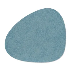 Hippo placemat curve M, Light blue